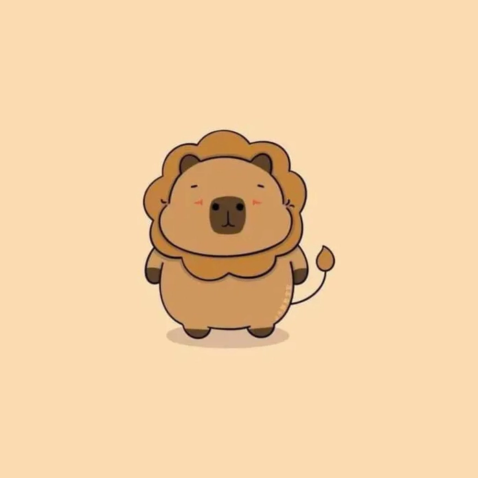 Avatar Capybara Chibi Siêu Dễ Thương Cho Năm 2026