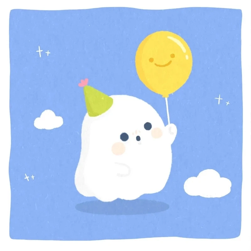 Bộ ảnh hình con ma siêu cute ngộ nghĩnh cực hút mắt