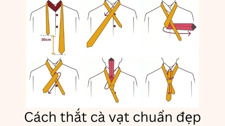 Cách thắt cà vạt chuẩn đẹp giúp nam giới ghi điểm cao