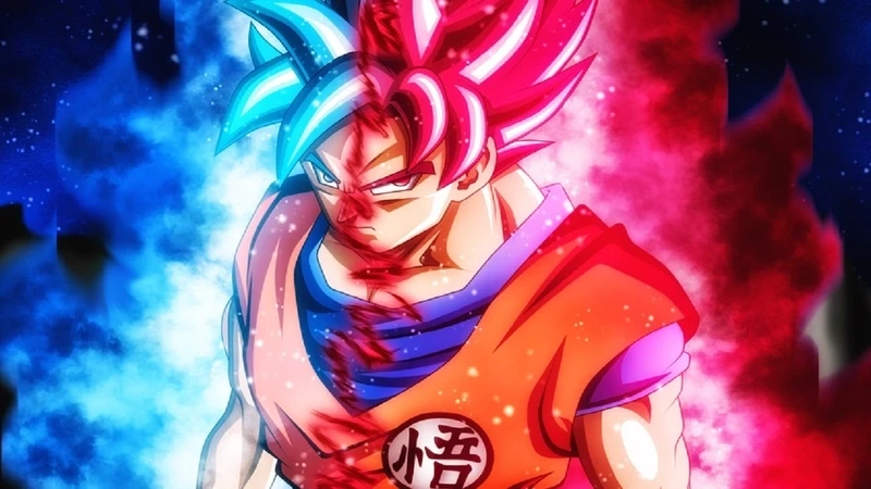 Hình goku 3d thể hiện sức mạnh và sự quyết tâm của nhân vật