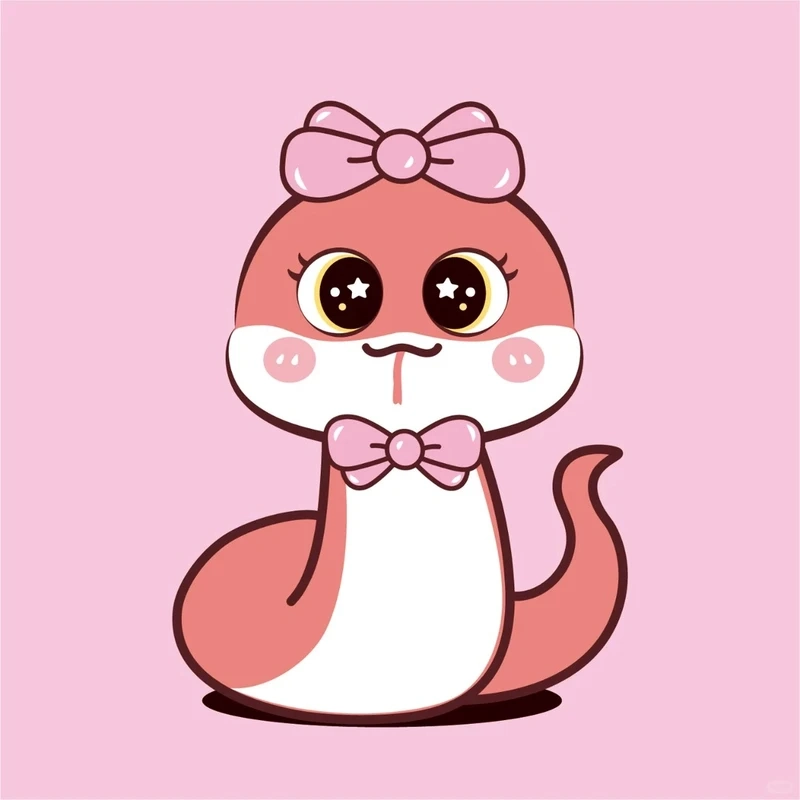 Hướng dẫn chi tiết cách vẽ rắn chibi từng bước