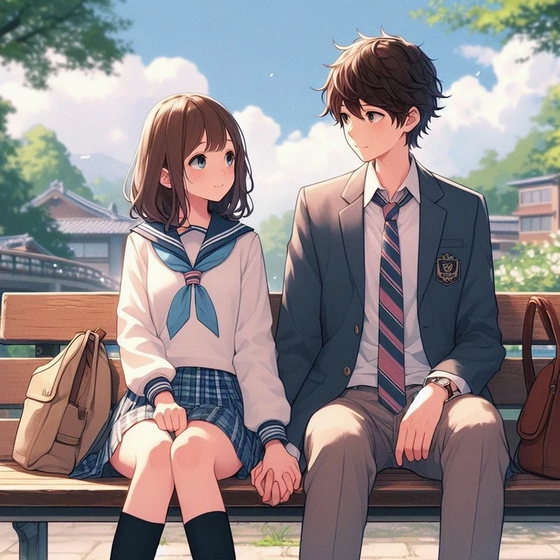 Ngắm nhìn anime cute cặp mang vibe tình cảm nhẹ nhàng