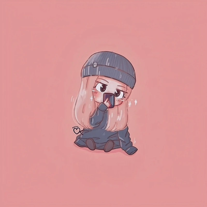 Ngắm nhìn hình rose chibi cute siêu đáng yêu