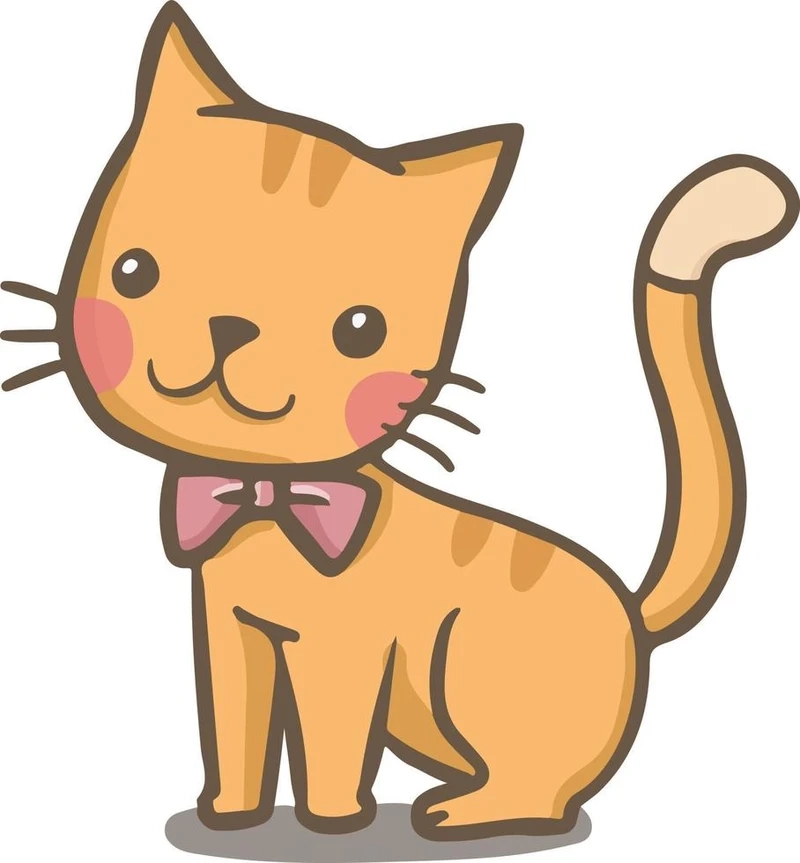 Phong cách đáng yêu của hình cute mèo chibi
