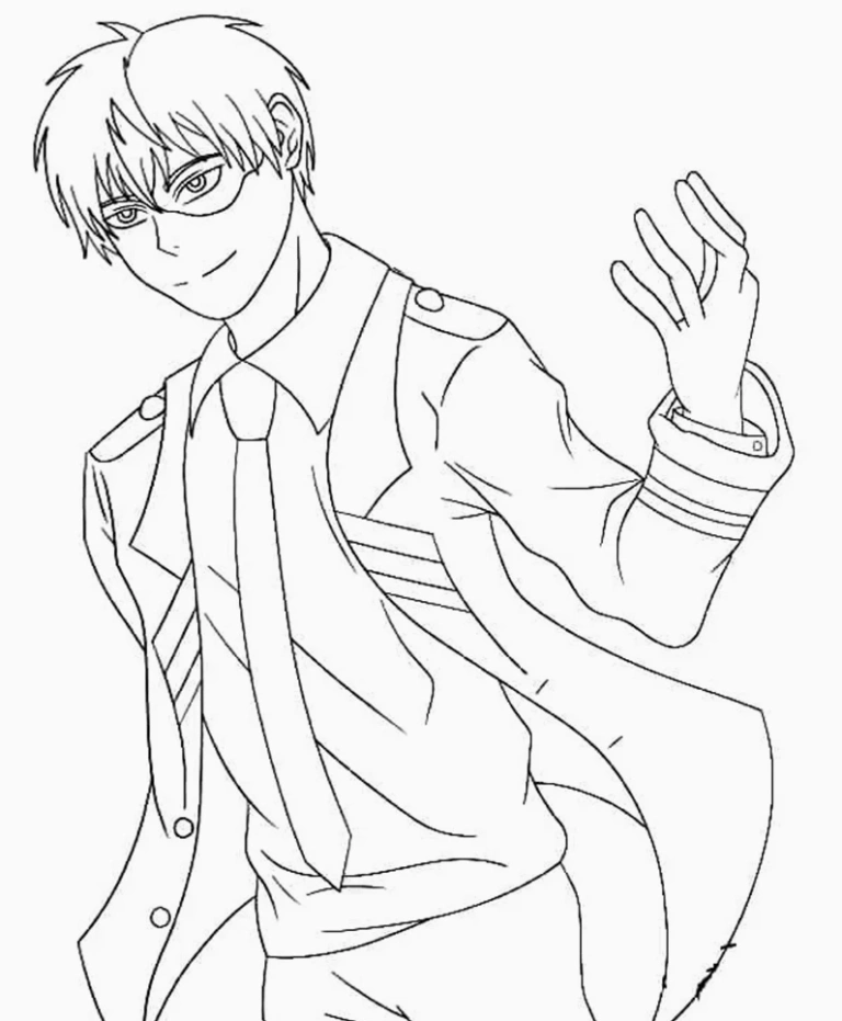 Tổng Hợp Tranh Tô Màu Anime Boy Ngầu Lạnh Lùng Đẹp Nhất 2026