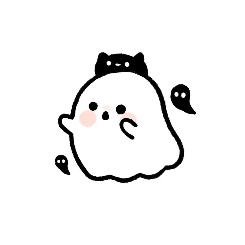 Tuyển chọn những hình ảnh con ma cute siêu đáng yêu